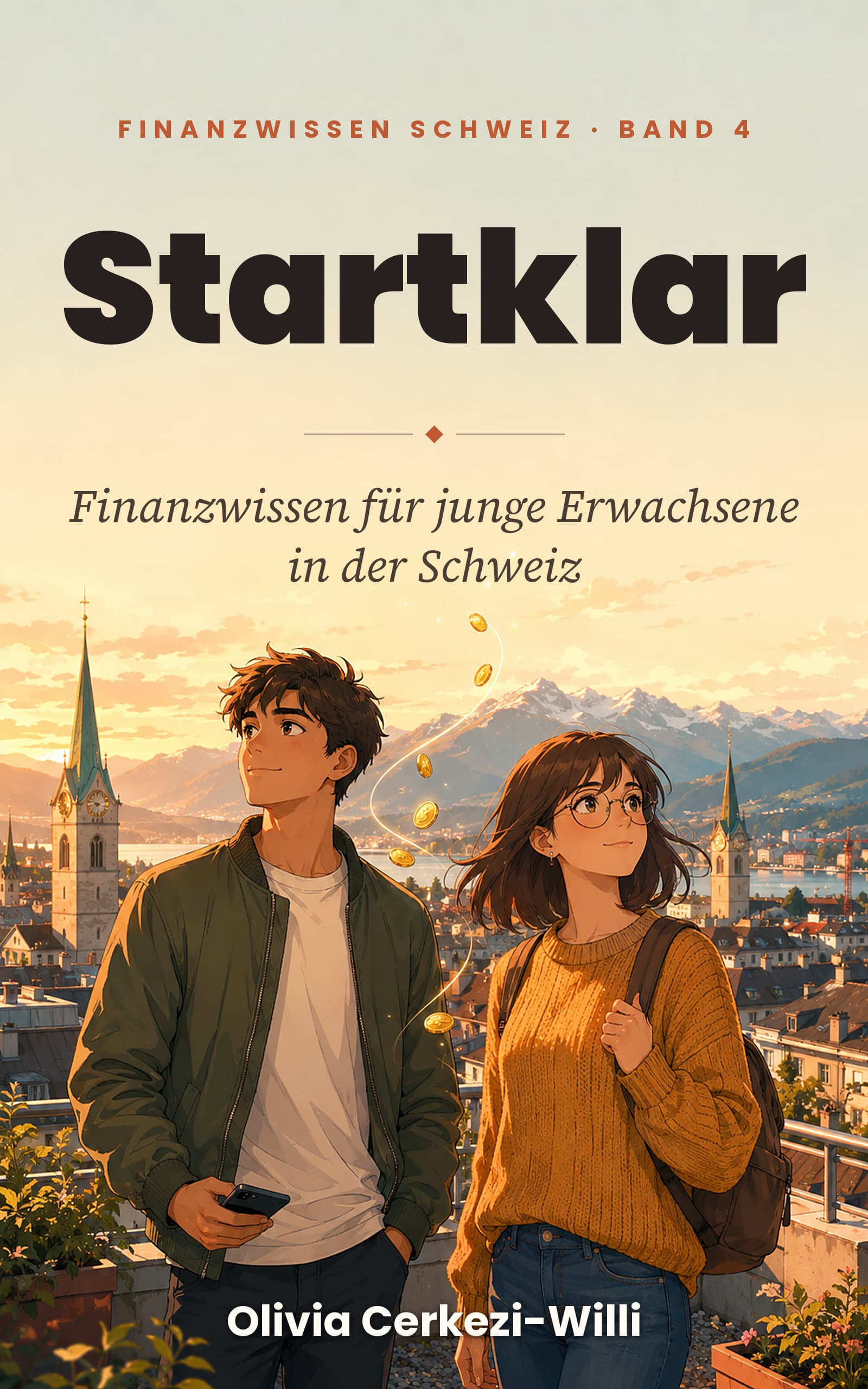 Startklar — Finanzwissen für junge Erwachsene in der Schweiz. Buchcover.